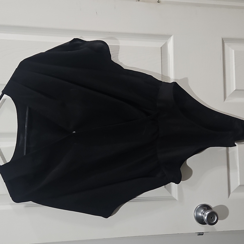 Bundle Sale | 4 for $20 | SHEIN Classic Black Wrap Bodysuit Size Large